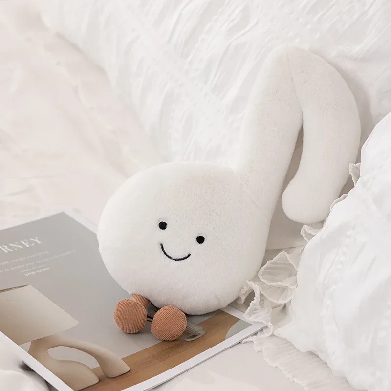 Alat Musik Humanoid Mainan Mewah Boneka Garpu Penyetelan Biola Gitar Tersenyum dengan Hadiah Properti Boneka Dekorasi Kaki