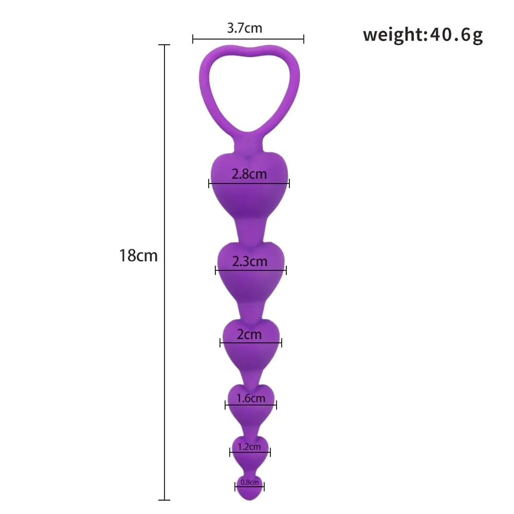 Perline anali super lunghe Plug anale Massaggio prostatico Big Butt Plug Palline vaginali Stimolazione anale Tirare tallone Dildo Giocattolo del sesso anale profondo — image 2