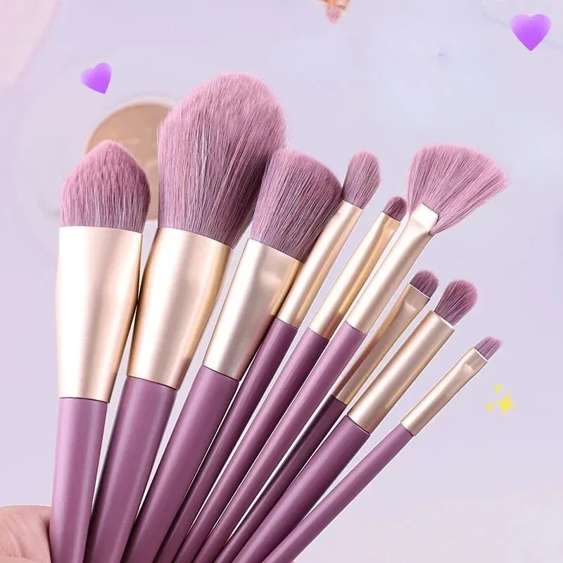 8-13 Stuks Zachte Make-Up Kwasten Set Voor Foundation Blush Poeder Oogschaduw Markeerstift Blending Make Up Cosmetische Borstel Schoonheid gereedschap — image 13