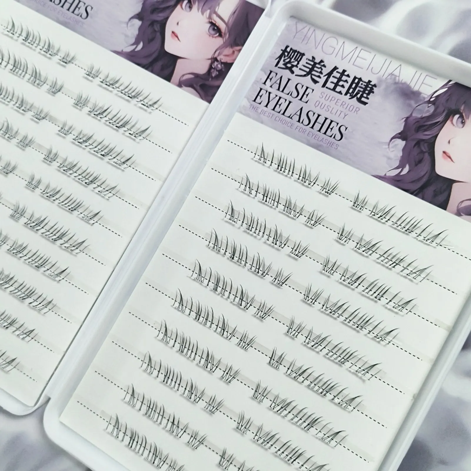 Natural Looking Lower Fake Eyelashes Wispy Cosplay Individual Lashes Cluster Comic False Eyelashes For Beauty Perfect Eye Makeup — image 3