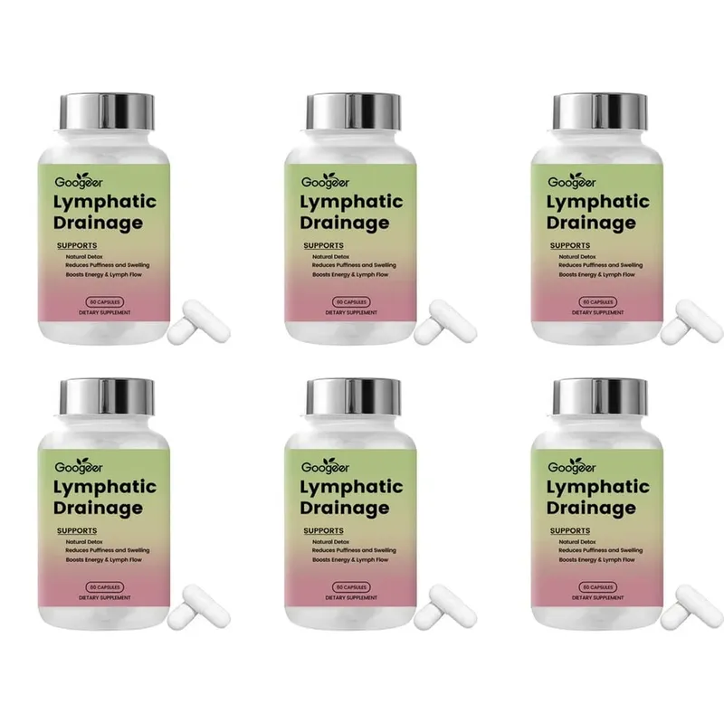 Googeer Lymphatic Support Capsules with Diosmin Hesperidin Horse Chestnut Bromelain Butcher's Broom Daily Wellness 60 Capsules — image 12