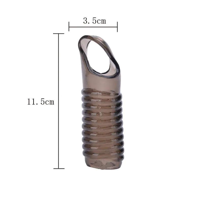 Realistic Penis Extension Cock Sleeve Reusable Silicone Penis Enlarger Delay Condoms For Men Dildo Enhancer Sex Toys — image 11