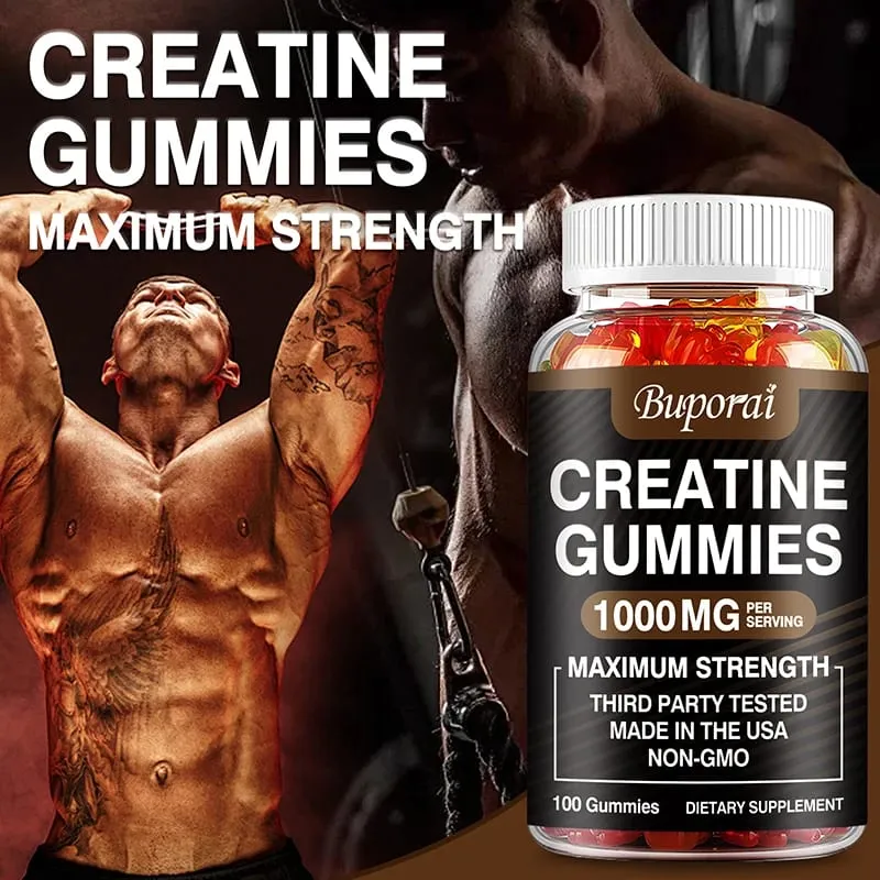 Kreatin-Monohydrat-Gummis – steigern die Energie, bauen Muskelmasse auf und verbessern die sportliche Leistung — image 4
