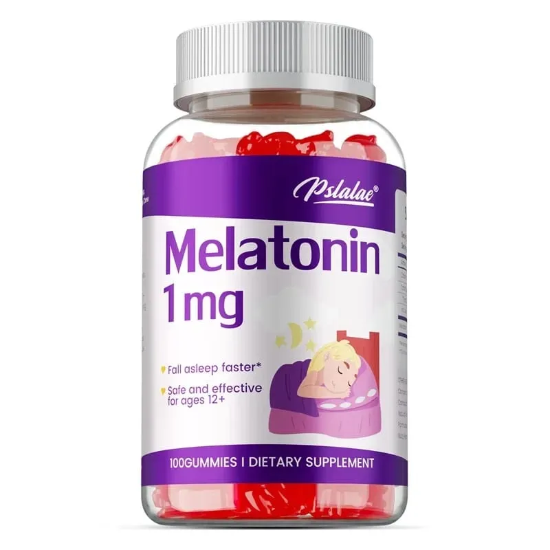 Melatonin Gummies 1 มก. - เครื่องช่วยการนอนหลับสำหรับเด็กบรรเทาความเครียดปรับปรุงการนอนไม่หลับปรับปรุงคุณภาพการนอนหลับและการนอนหลับที่ลึกยิ่งขึ้น
