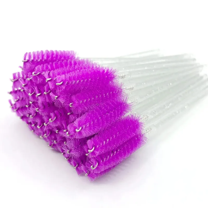 Einweg-Wimpernbürsten mit Kristalldiamantgriff, Wimpernbürste, Augenbrauen-Mascara-Stäbe, Wimpernverlängerungszubehör, Make-up-Werkzeuge — image 1
