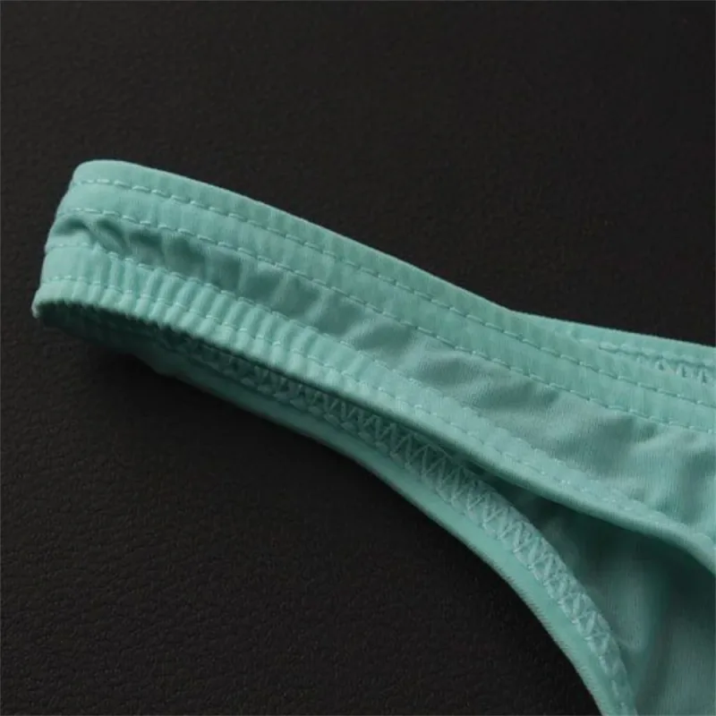 Sexy U Convex Briefs Thin Underwear Men Summer Breathable Silky Panties Male Calzoncillos Plus Size M-XXL — image 7
