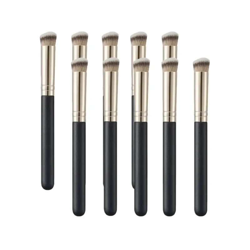 1/2/5/10pcs Foundation Concealer Brush Premium Contour Blusher Borstels Vloeibare Concealer Foundation BB Cream gezicht Make-up Borstel — image 10