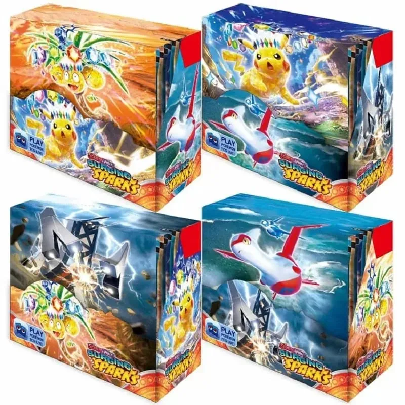 Pokémon PRISMATIC EVOLUTIONS SURGING SPARKS SCARLET&VIOLE 151 Booster Display Box Pokemon Booster Karten Spielkarten