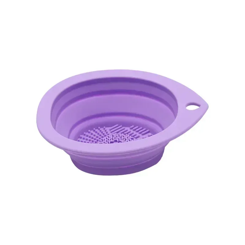แปรงอายแชโดว์ซักผ้า Soft Mat เครื่องมือความงาม Scrubber BoxSilicone แปรงแต่งหน้าแปรงพับแป้งพัฟทำความสะอาดชาม — image 8