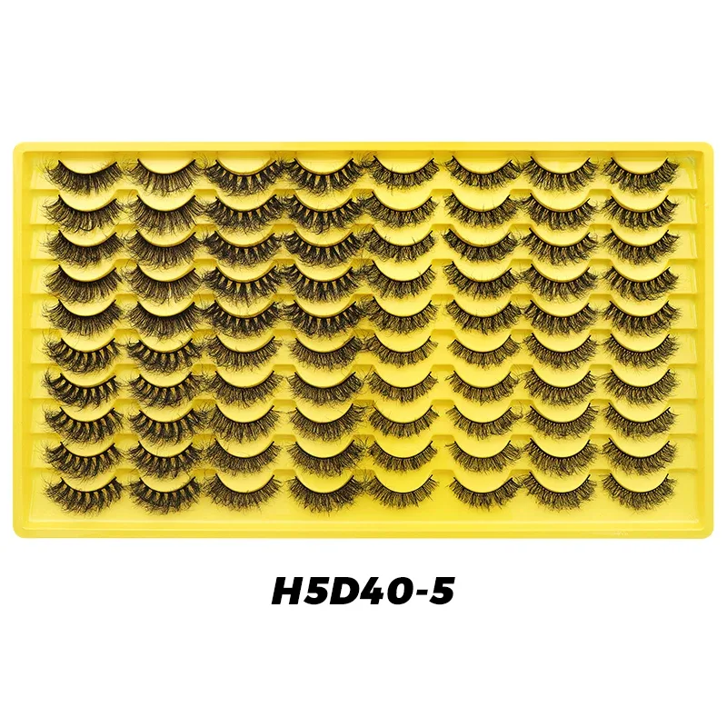 40 Pairs Volume Strip Lashes Faux Mink False Eyelashes Kit Cosmetics Soft Fake Volume Eyelash Extensions Wholesale — image 11