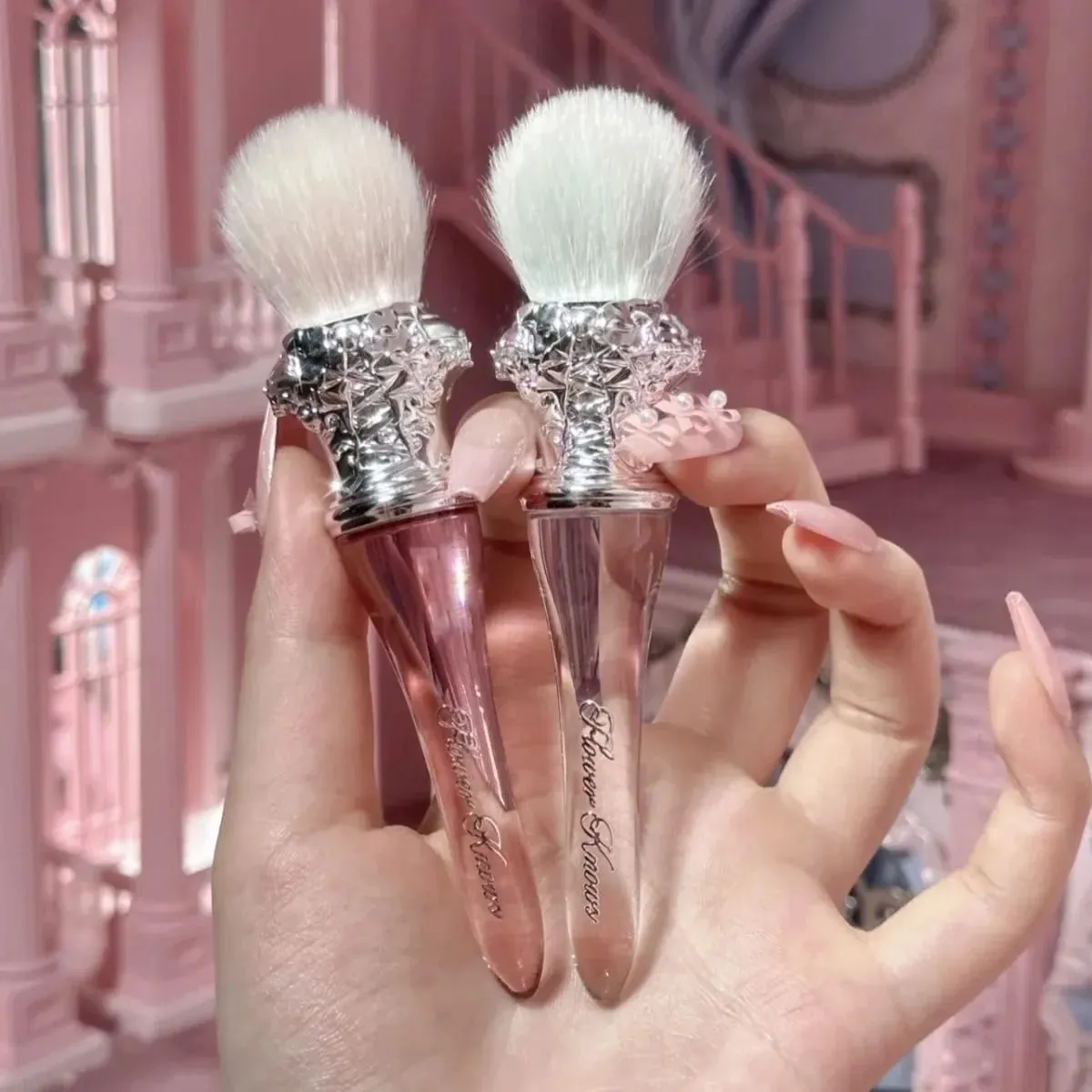 Flower Knows Swan Ballet Blush Wool Brush Mineral Powder Bronzer Contour Makeup Brushes By Flower Knows — image 2