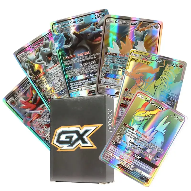 60/100Pcs Pokemon Shiningการ์ดภาษาอังกฤษรุ่นMEGA GX Vmaxแท็กEX Proxyคอลเลกชันการ์ดของเล่นเด็กของขวัญ — image 9