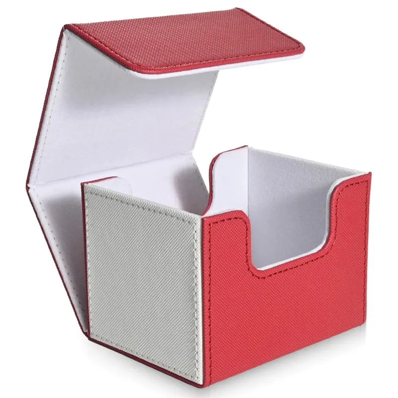 Boîte de jeu de cartes en cuir PU, étui à cartes à aimant puissant pouvant contenir plus de 120 cartes à manches simples, convient aux cartes Magic Yugioh TCG — image 6