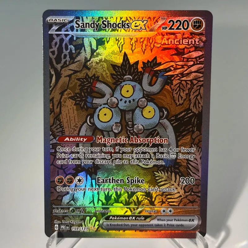 Kad PKM Prismatic Evolutions PTCG5-A GX Rainbow Umbreon Sylveon Leafeon ex Rare Collection Battle Toys Hadiah untuk Hobi — image 22
