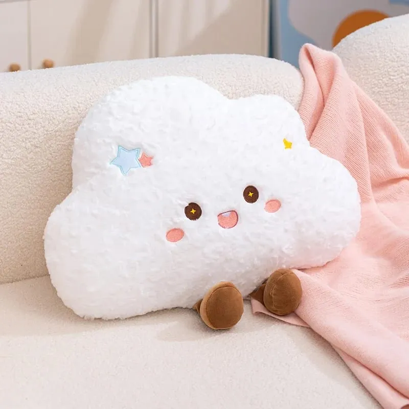 Rainbow Wish Star Moon หมอน Plush มงกุฎสีสัน Cloud Soft ของเล่นหมอนโซฟาหน้าแรกตกแต่งโยนหมอน — image 9
