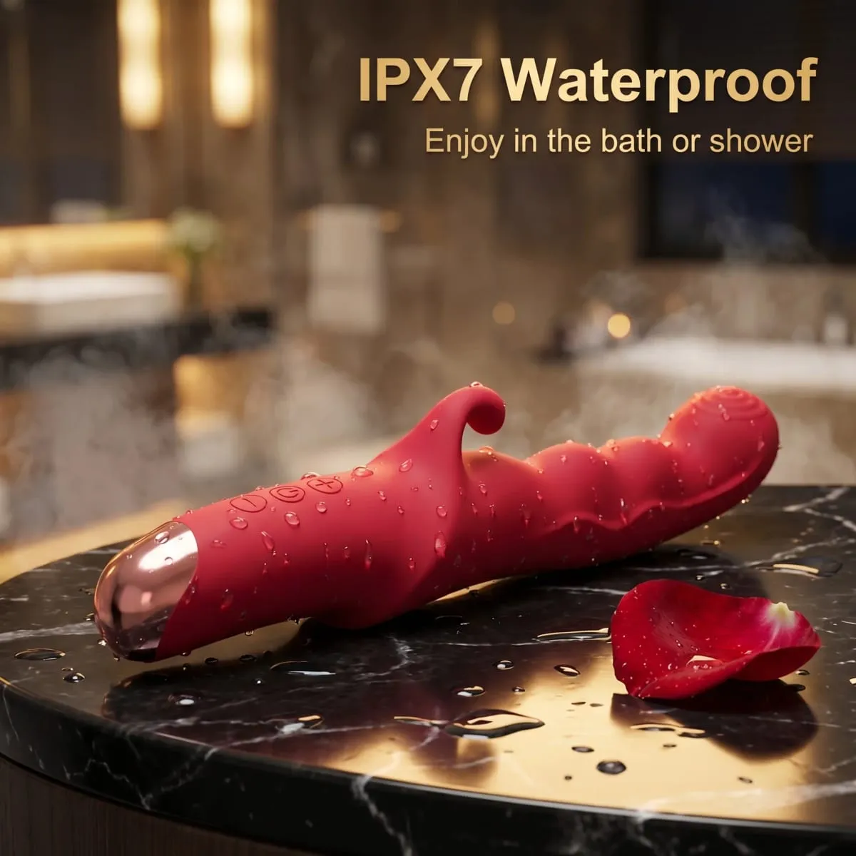 Dildo Penggetar Kuat Tongkat AV untuk Wanita 10 Mod Perangsang Klitoris G Spot Faraj Massager Pelancap Wanita Mainan Seks Dewasa — image 4