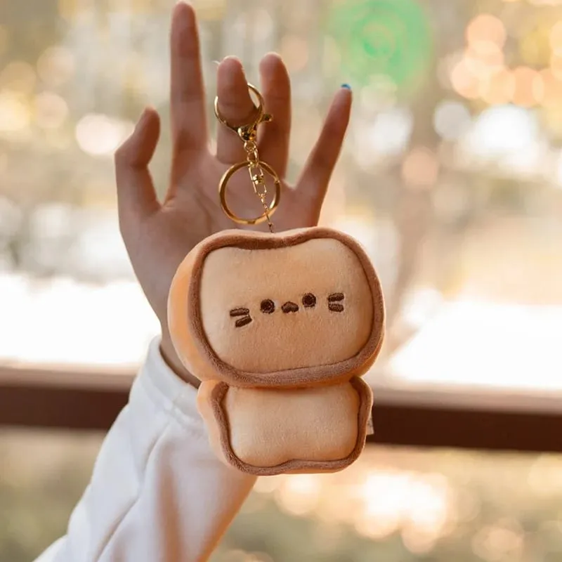 Adorable Cookie Rabbit Plush Toy Small Storage Bag Kawaii Kitten Plushies Room Decor Gift For Girl