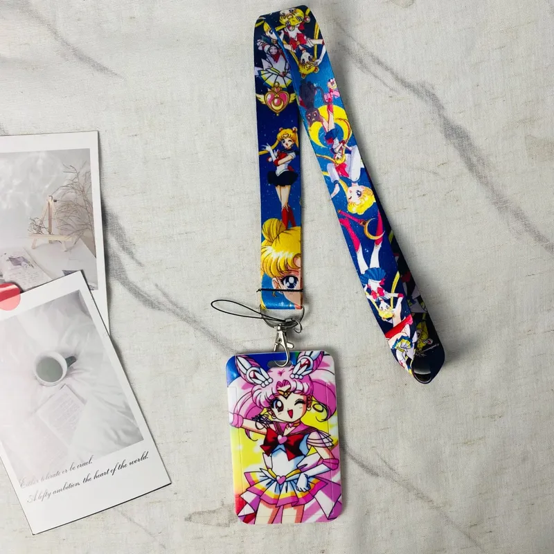Anime etui na identyfikatory Kawaii etui na karty metra Minnie Student Campus smycz etui na karty akcesoria prezenty — image 4