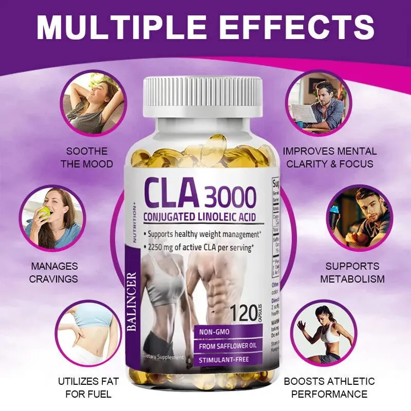CLA 3000 - Sund vægtstyring Oprethold arteriel elasticitet Fremme blodcirkulationen og styrkelse af immunfunktionen — image 5