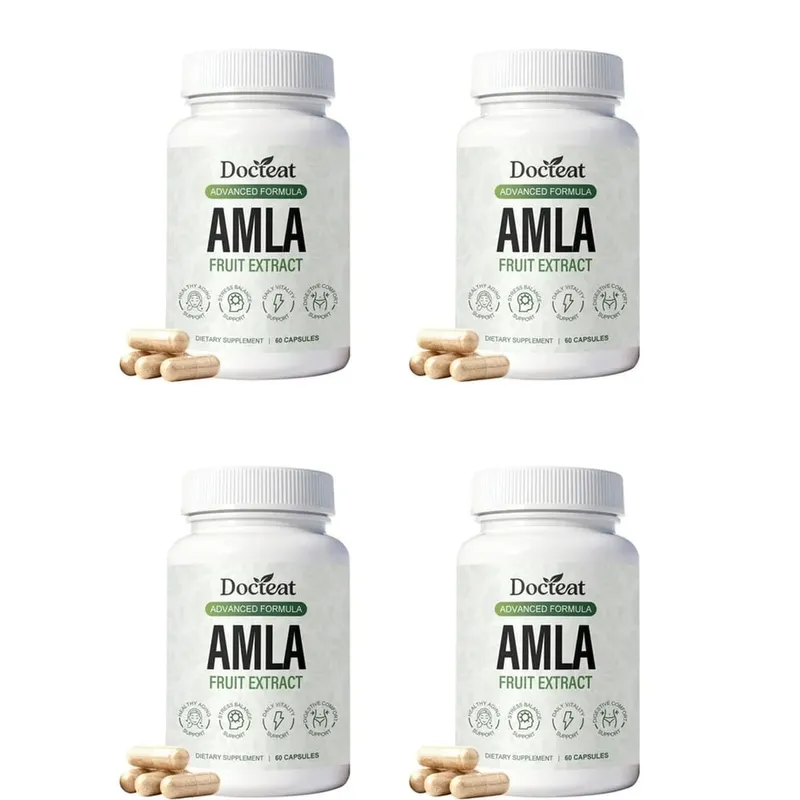 Κάψουλες Docteat Amla Fruit Extract Κάψουλες ανοσοποιητικής λειτουργίας Υποστήριξη για την υγεία του δέρματος με βιταμίνη C B3 CoQ10 PQQ 60 κάψουλες — image 10