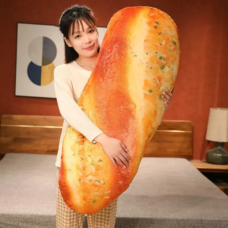 20/50cm Long Bread Pillow Stuffed Like Real Sesame S Cheese Denmark Toast Chopped Green Onion Sleeping Hug Support Leg Gift — image 9