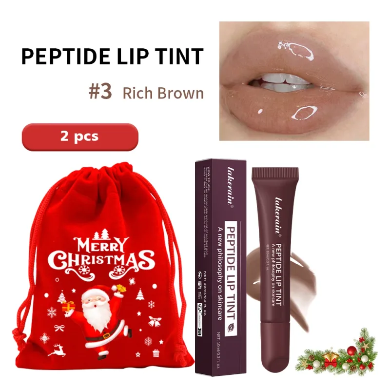 Mirror Glass Shine Lip Gloss Transparent Halo Dyeing Long Lasting Moisturizing Waterproof Cosmetics Christmas Makeup Gift — image 13