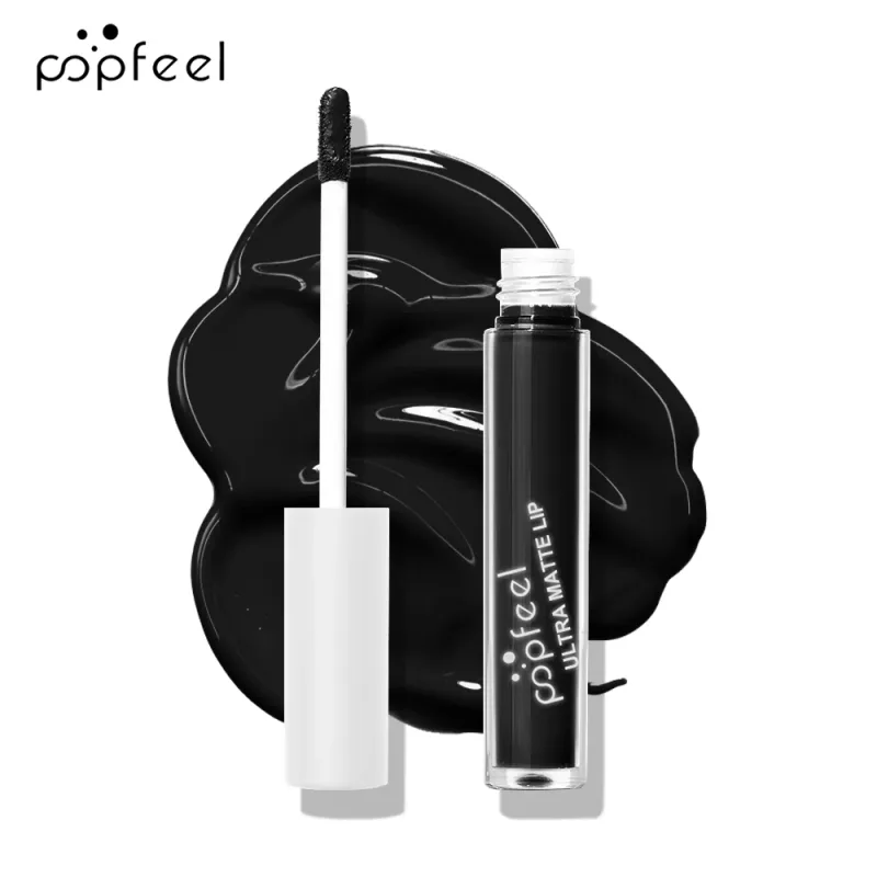 Hallowmas Lip Makeup Kit Black Lip Stick Black Lip Gloss Matte Lip Stick Long Lasting — image 5