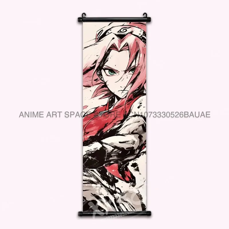 Anime Naruto Appeso Pittura Hatake Kakashi Wall Art Scrolls Immagine Uchiha Sasuke Home Decor Canvas Poster Haruno Sakura Murale — image 9