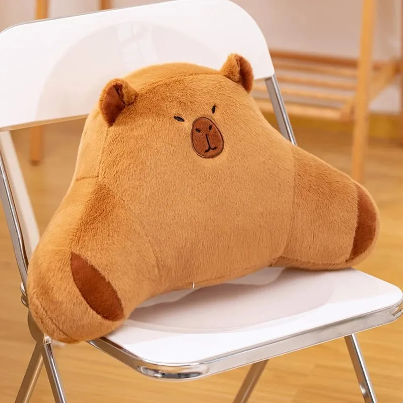 50 cm roztomilý polštář Capybara Pohodlný polštář bederní opěrky do auta Polštář bederní opěrky Vhodné pro domácí i kancelářské použití — image 6