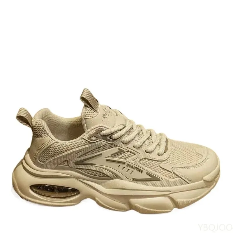 Fashionable versatile spring autumn new explosive thick soled men's shoes casual comfortable height increasing sports shoes — image 5