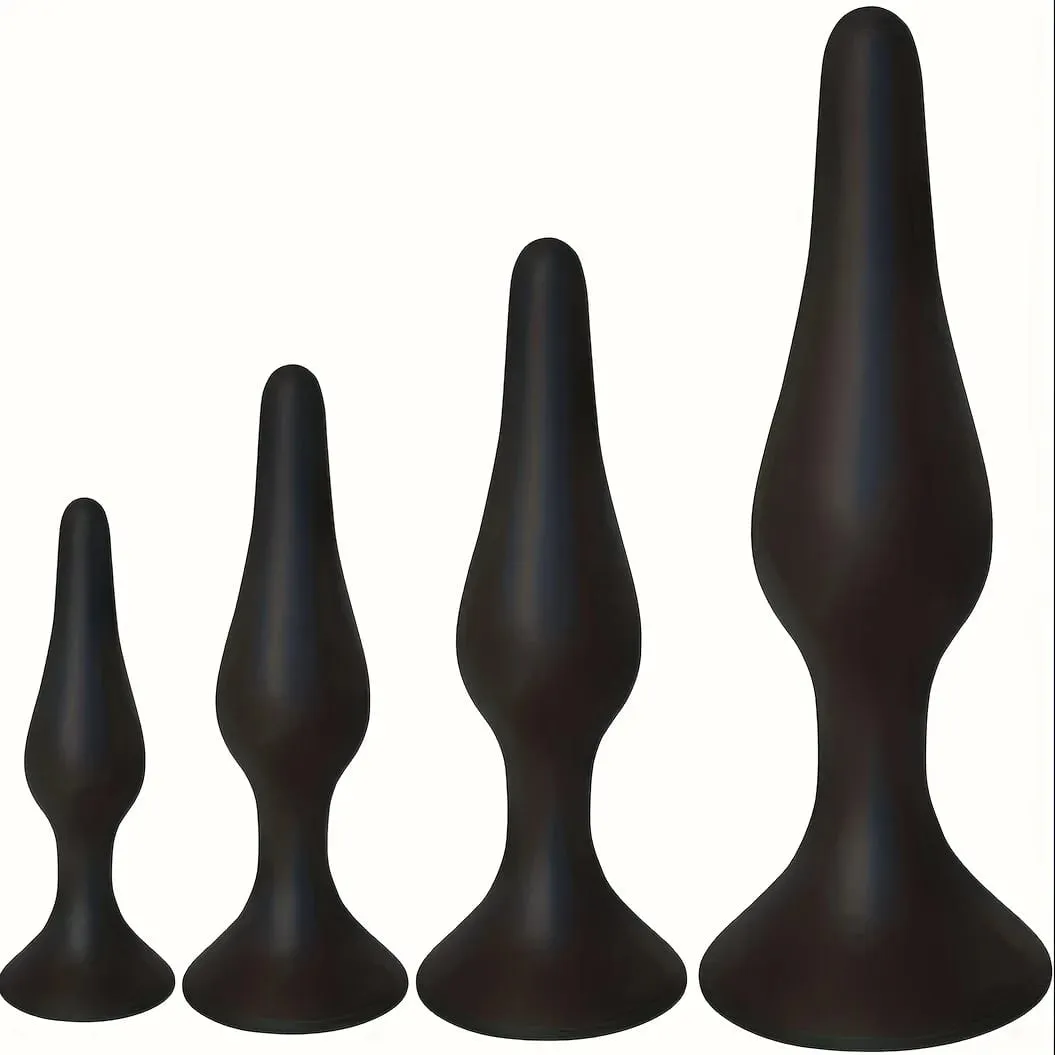 Plugue anal de silicone para iniciantes, plugue anal para homens e mulheres, massageador de próstata para gays, mini bala anal, masturbador, brinquedo sexual para homens — image 1