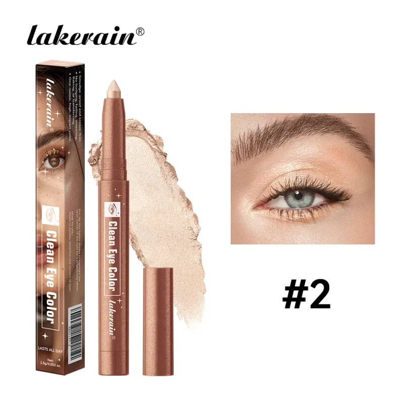 12Colors Metallic Eyeshadow Pencil Glitter Silkworm Liner Pen Highlighter Long Lasting Gold Blue Cream Eye Shadow Stick Makeup — image 14