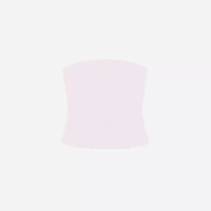 Tank summer red lace up halter top with cherry pink suspender and hollowed out back design — image 27
