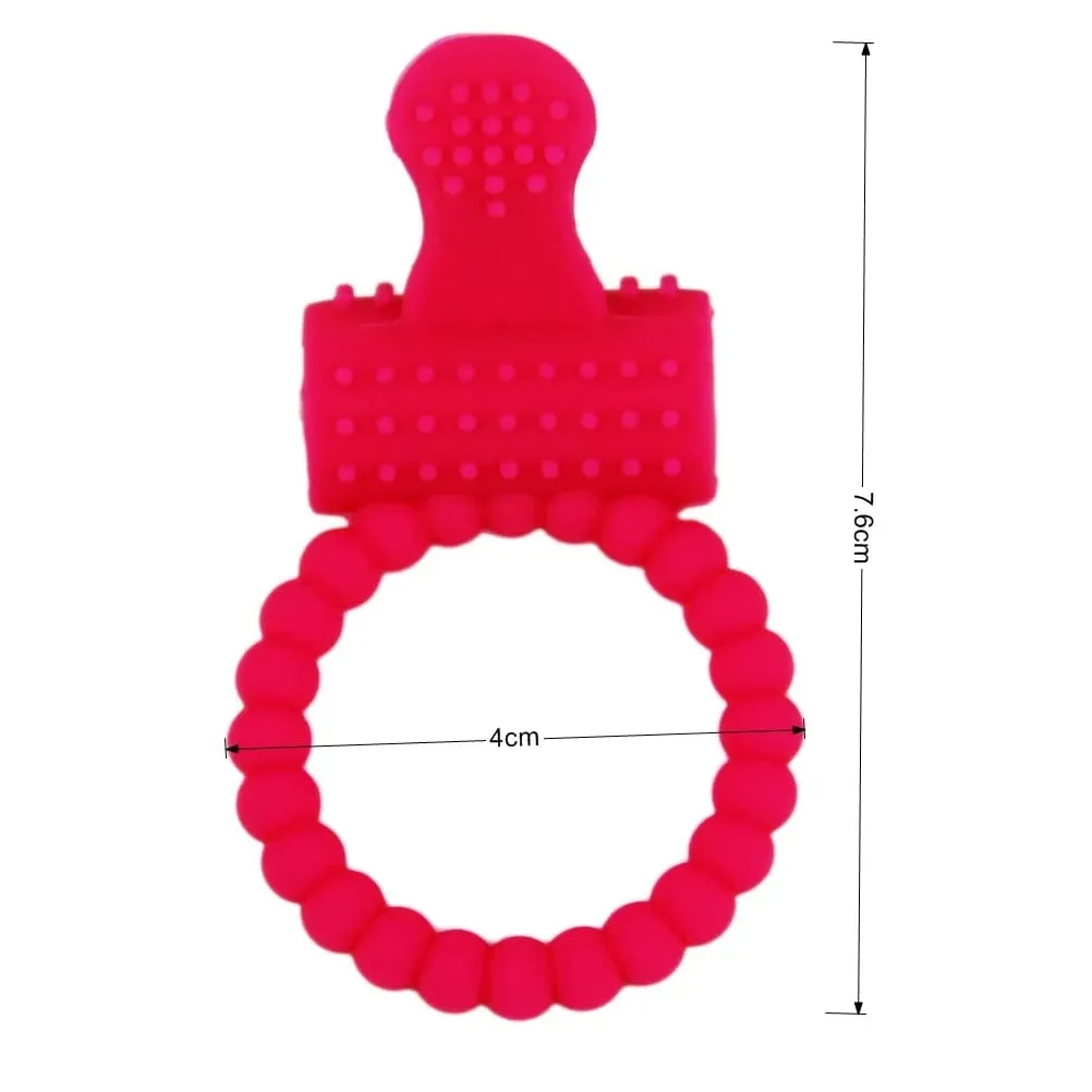 Anello vibrante per pene super elastico Orecchie di coniglio Stimolatore Ritardo Erezione Anello per pene Coppia reciproca Giocattolo del sesso Silicone impermeabile — image 5