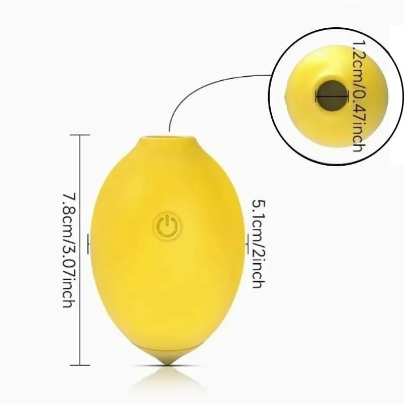 1 ชุดดูดสูญญากาศที่มีประสิทธิภาพมะนาวVibratorช่องปากNipple Stimulatorสำหรับผู้หญิงหญิงอมควยSuckerนวดMasturbator Sex Toy