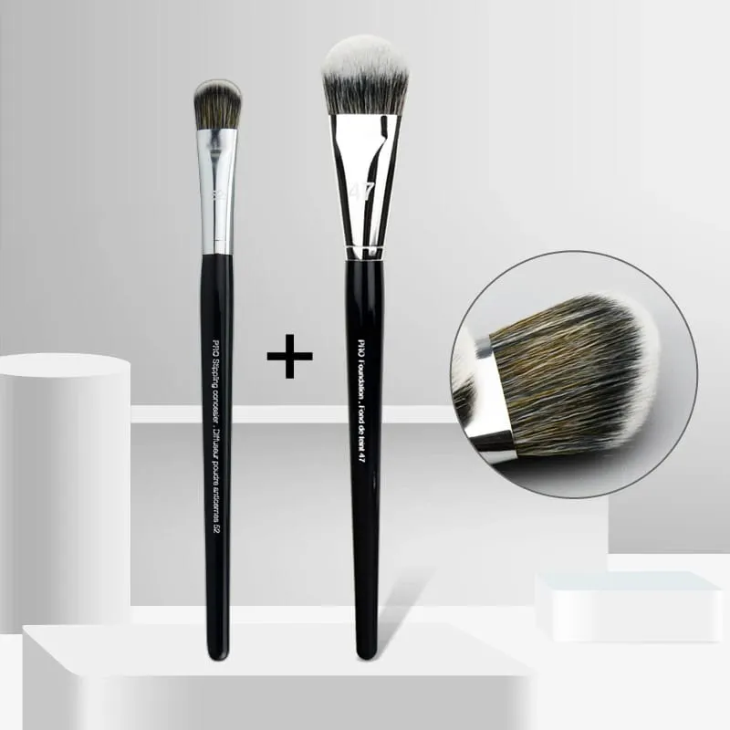 Professionel Foundation Brush 47 Broom Head Liquid Foundation Shadow Concealer Børster Kvinder Ansigtsbase Makeup Skønhedsværktøj — image 8