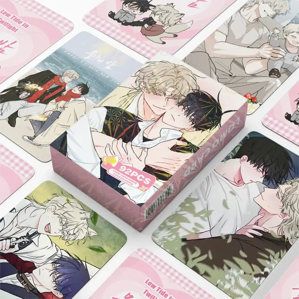Cartes Lomo Webtoon coréennes et Mini autocollants, Collection de cartes photo de personnages d'anime, cadeau parfait pour les Fans, 92 pièces — image 6