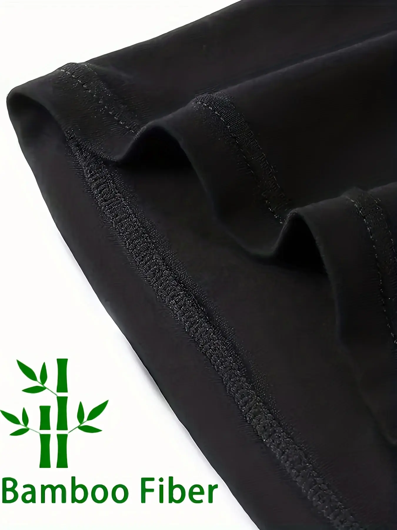 5 Packs Bamboo Fiber Man Underwear Summer Thin Comfortable and Breathable Men Boxer Briefs Daily Men Panties Black — image 3