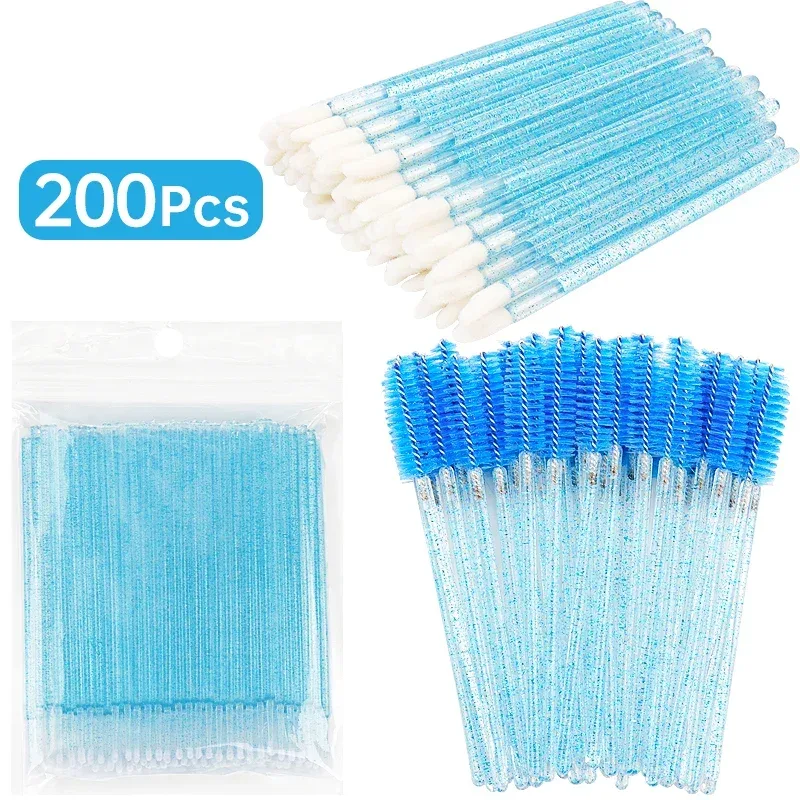 200 spazzole professionali per la pulizia delle ciglia - micro bacchette da salone per la rimozione e il mantenimento delle estensioni delle ciglia | Kit di strumenti senza pelucchi — image 12