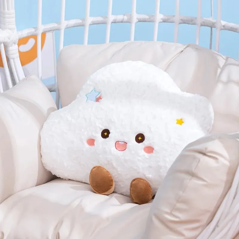 45/55 ซม.Cloud Rainbow หมอน Plush ตุ๊กตาตุ๊กตาการ์ตูนสภาพอากาศโซฟาตกแต่งของเล่นสำหรับห้องนอนเด็กสำนักงาน