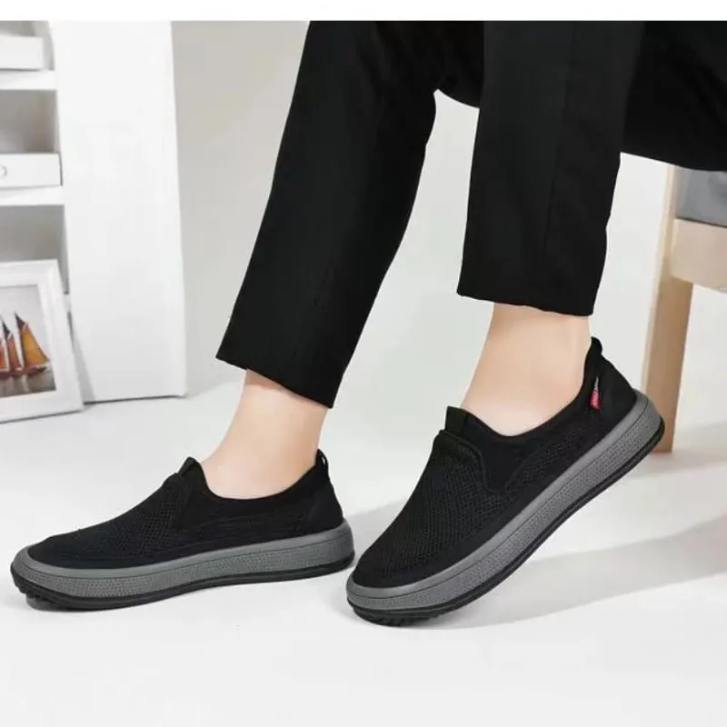 Men's Shoes Summer 2025 Old Beijing Cloth Shoes Mesh Surface Super Breathable Men's Summer Breathable Sports Mesh Shoes