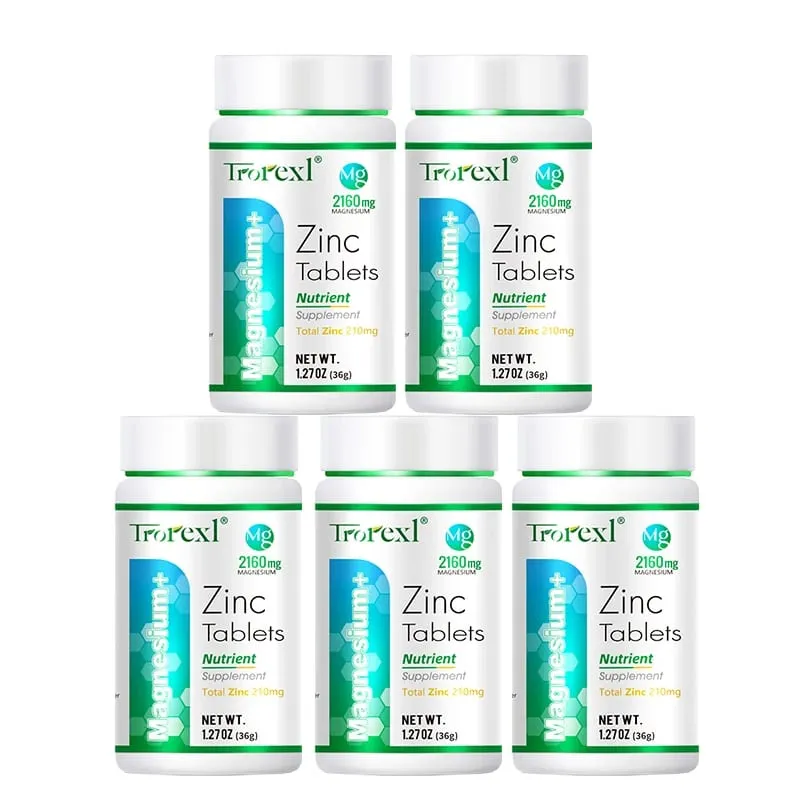 Le meilleur supplément de magnésium et de zinc, 60 comprimés, augmente la vitalité et la santé immunitaire — image 10