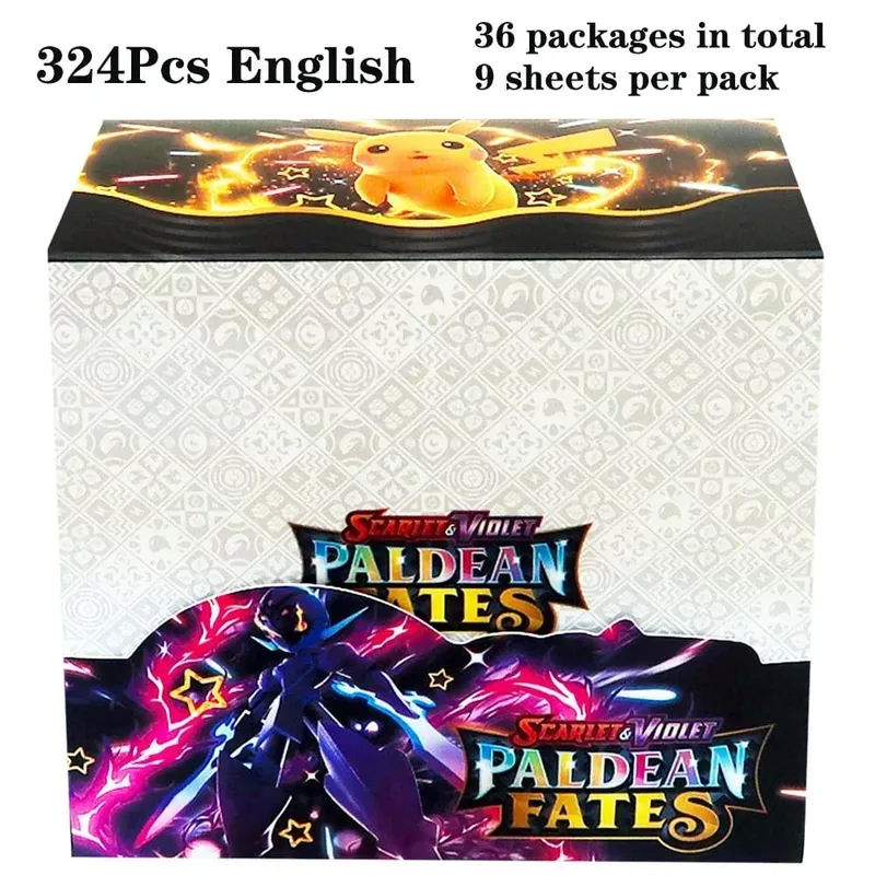 324Pcs Pokemon TCG: Sword & Shield Tempest Bonds Booster Box Trading Card Game Pokemon Card Kids Toys Board Game — image 28