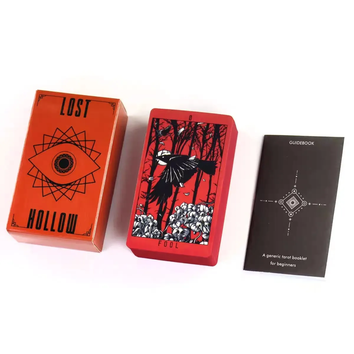 Lost Hollow Tarot Deck 80 Cards Gothic Dark Art Oracle Divination With Guidebook English Fortune Telling Cards Witch Gift — image 2