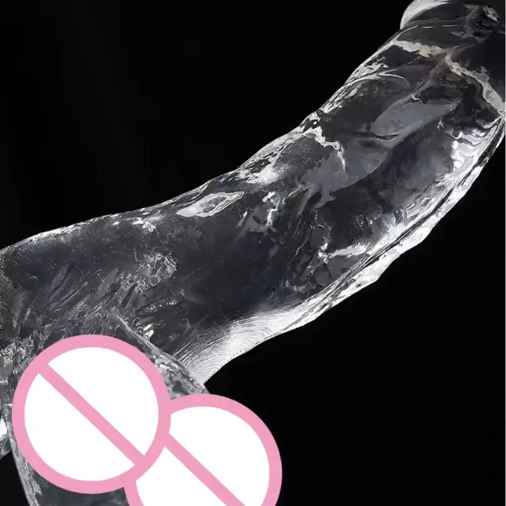 3 dimensioni realistico gelatina dildo con ventosa grosso cazzo masturbatore femminile stimolatore clitorideo giocattoli del sesso lesbico per le donne — image 3