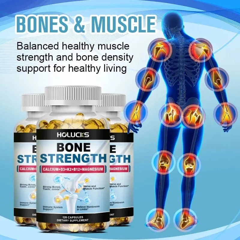 Yimiduk Geavanceerd botsterktesupplement met calcium voor alles-in-één botsterkte Flexibiliteit en vitaliteit Gezond ouder worden