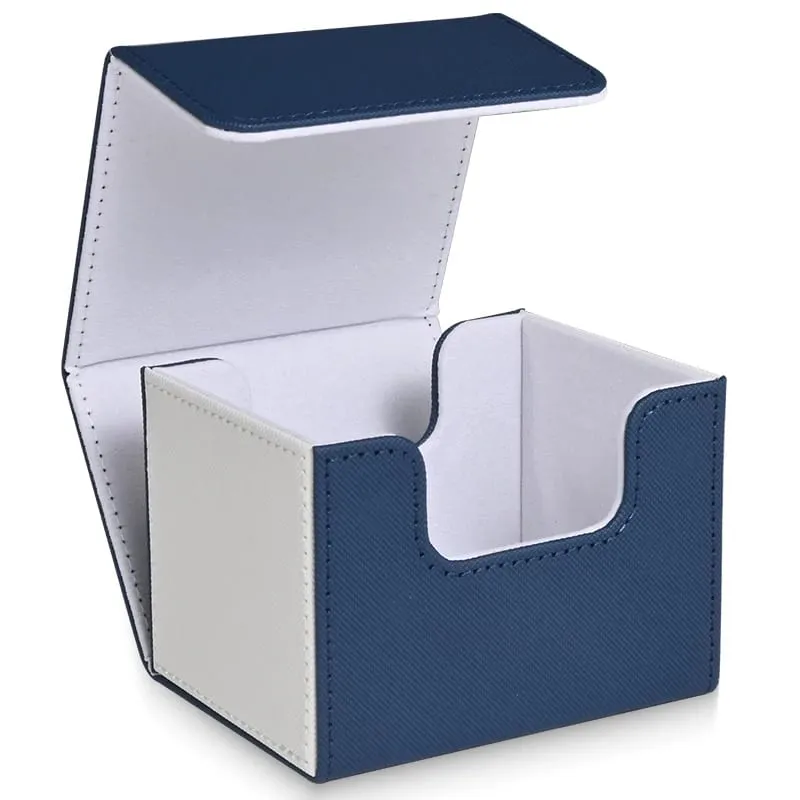 Boîte de jeu de cartes en cuir PU, étui à cartes à aimant puissant pouvant contenir plus de 120 cartes à manches simples, convient aux cartes Magic Yugioh TCG — image 4
