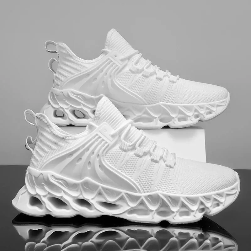 Sneakers Olahraga Mesh Lelaki Kasut Lari Ringan Selesa untuk Lelaki Tapak Lembut Tidak Licin Kasut Kasual Berjalan Luar