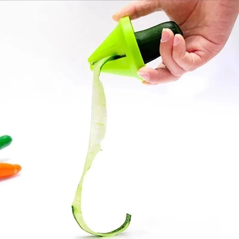 Roterende køkkenkværnSpiralskræller Manuel grøntsagsskæremaskine Frugt Kartoffel Radise rivejern Køkken Gadgets Køkkentilbehør — image 6