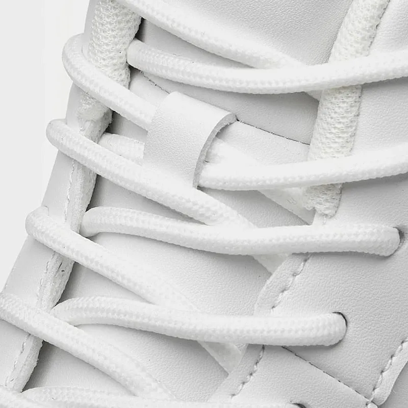 2026 nuevos zapatos con aumento De altura para Hombre, Zapatillas con elevador Invisible De 8cm, Zapatillas deportivas De cuero blanco para Hombre, talla grande 46 — image 3